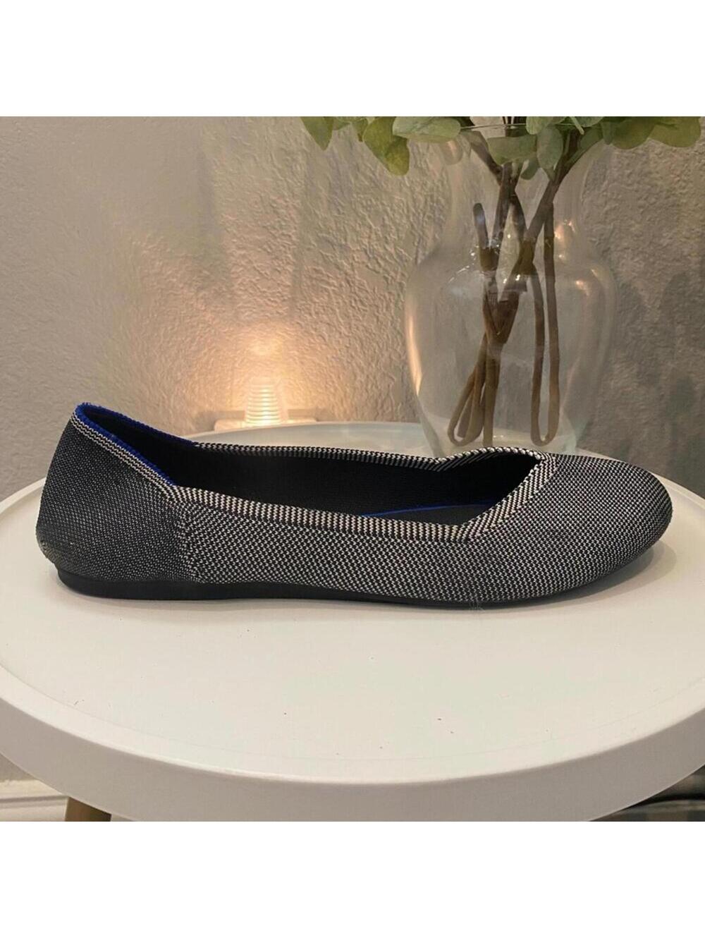 Rothy's The Flat Grey Birdseye Flat RARE Retired Women's 11 Knit Luxury Shoe